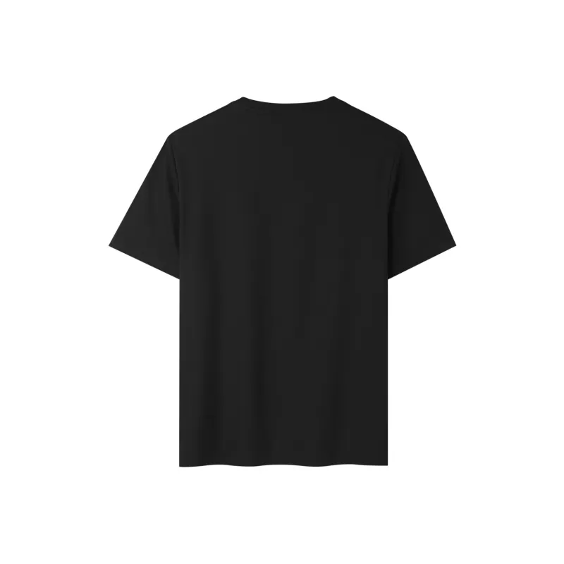 HLA Short Sleeved T Shirts Men's Black 09-3