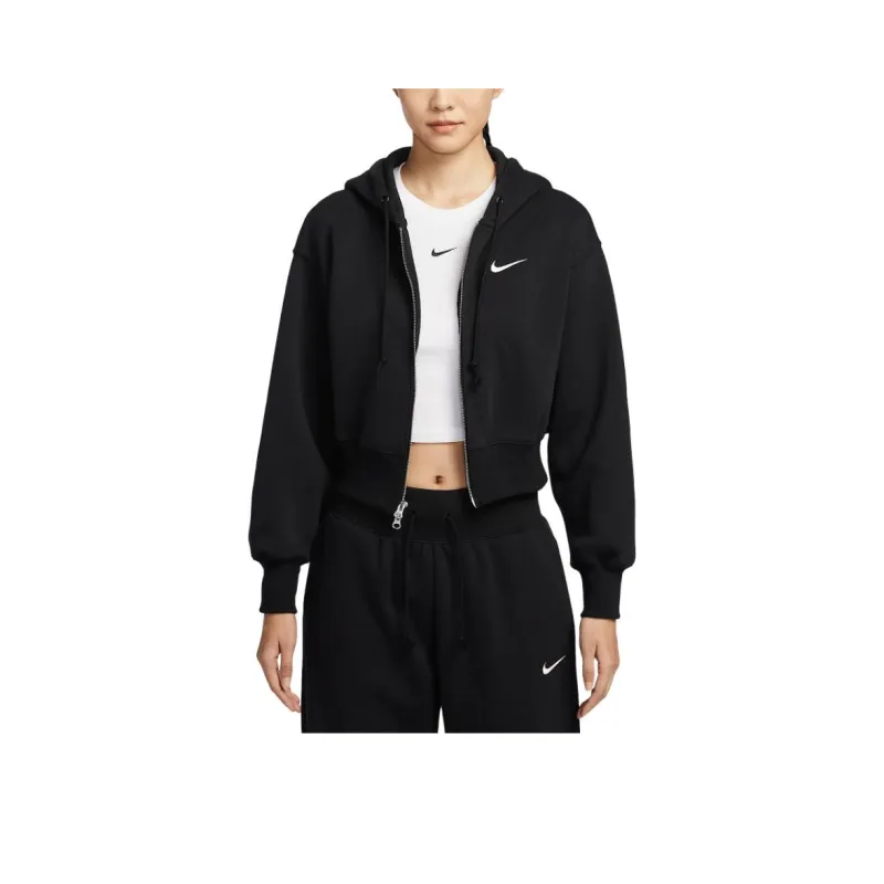 Nike Sportswear Phoenix Fleece Women's Loose Cropped Full Zip Hoodie-0