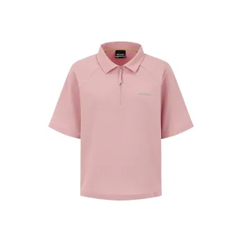 Columbia Cool Tempo Transit Collection Polo Shirt Women's Pink