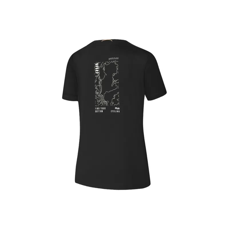 FILA CYCLING T Shirt Women's Jet Black-2