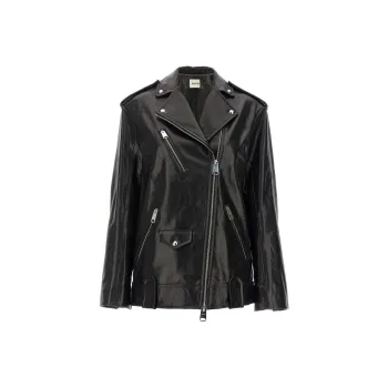 KHAITE The Hanson Off-Centre Zipped Jacket