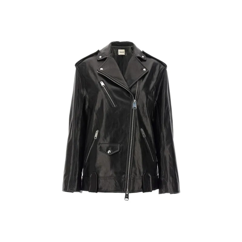 KHAITE The Hanson Off-Centre Zipped Jacket-0