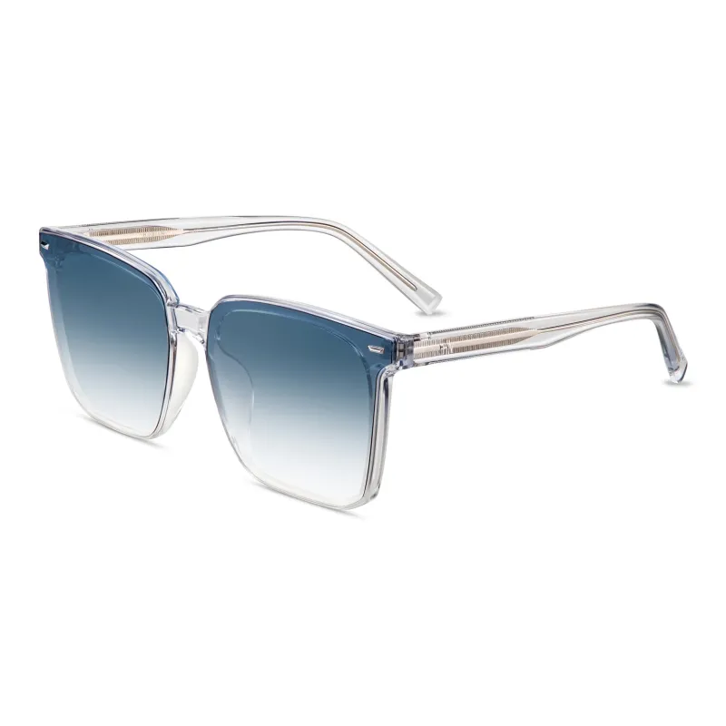HORIEN TR90 Square Sunglasses Unisex-4