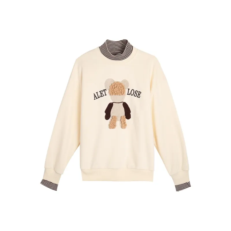 Zeng Xiaoxian Sweatshirt Women's Apricot-0