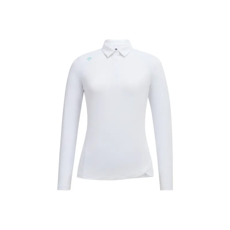 DESCENTE DESCENTEGOLFFIELD Collection Carvico Polo Shirt Women's-2