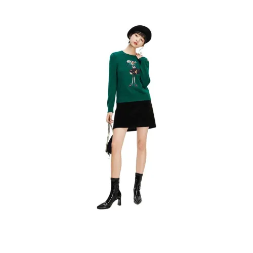 Hopeshow Knitwear Women's Christmas Green