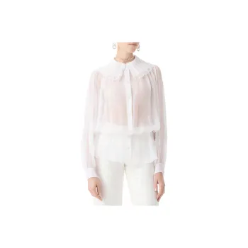 CHANEL 25S Spring Summer Collection Shirt Women's White