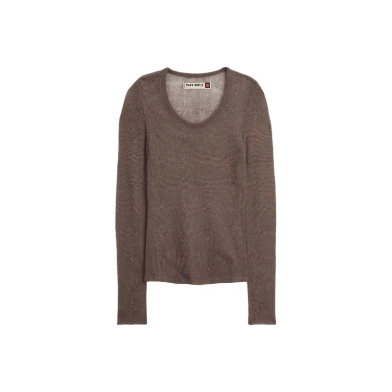 ZARA SRPLS Series Knitwear Women's Light Pink-0