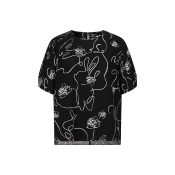 JZ. ANNAKRO Chiffon Shirts Women's Heather Black