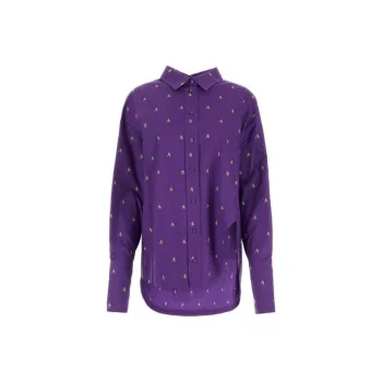 The Attico All Over Patterned Button Up Shirt