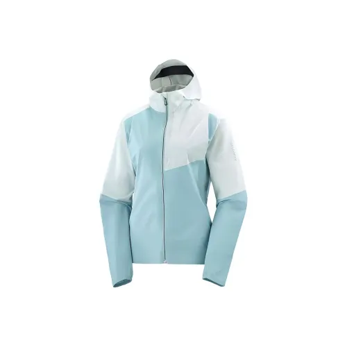 SALOMON BONATTI TRAIL JKT W Jackets Coats Women's Aromatic Heather Blue