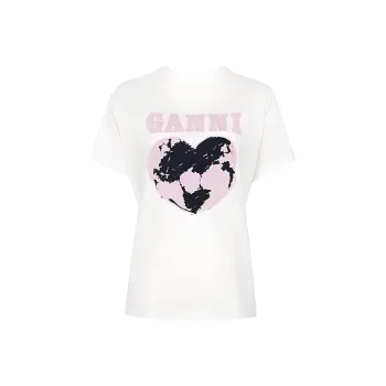 GANNI T-Shirts Women's White