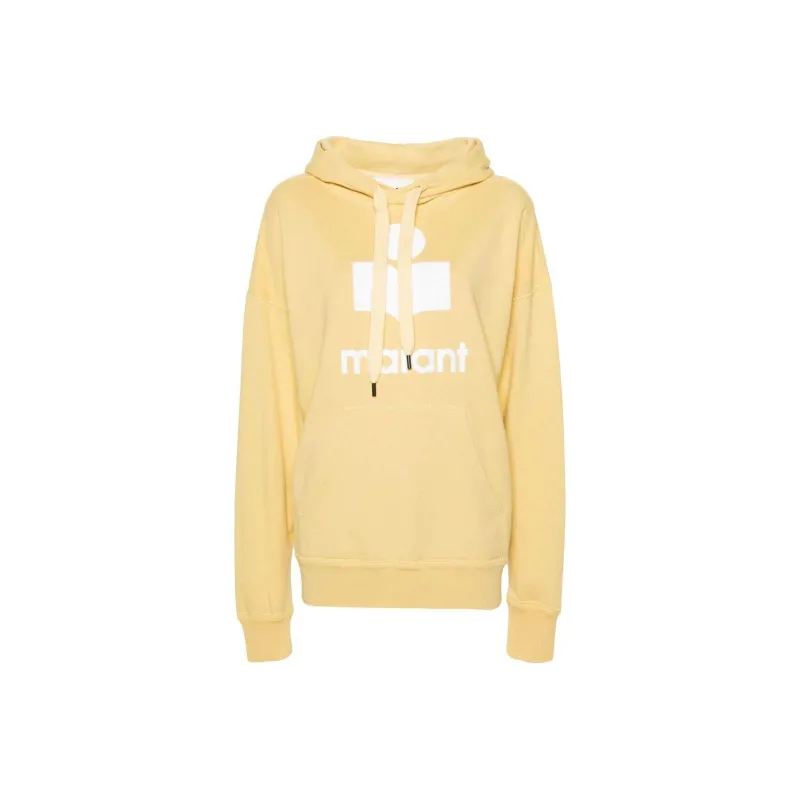 ISABEL MARANT ETOILE Mansel Logo Printed Drawstring Hoodie-0