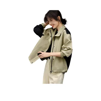 XWI Jackets & Coats Women's Khaki & Black