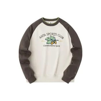 Anta Life Collection Sweatshirt Women's Nude Apricot White