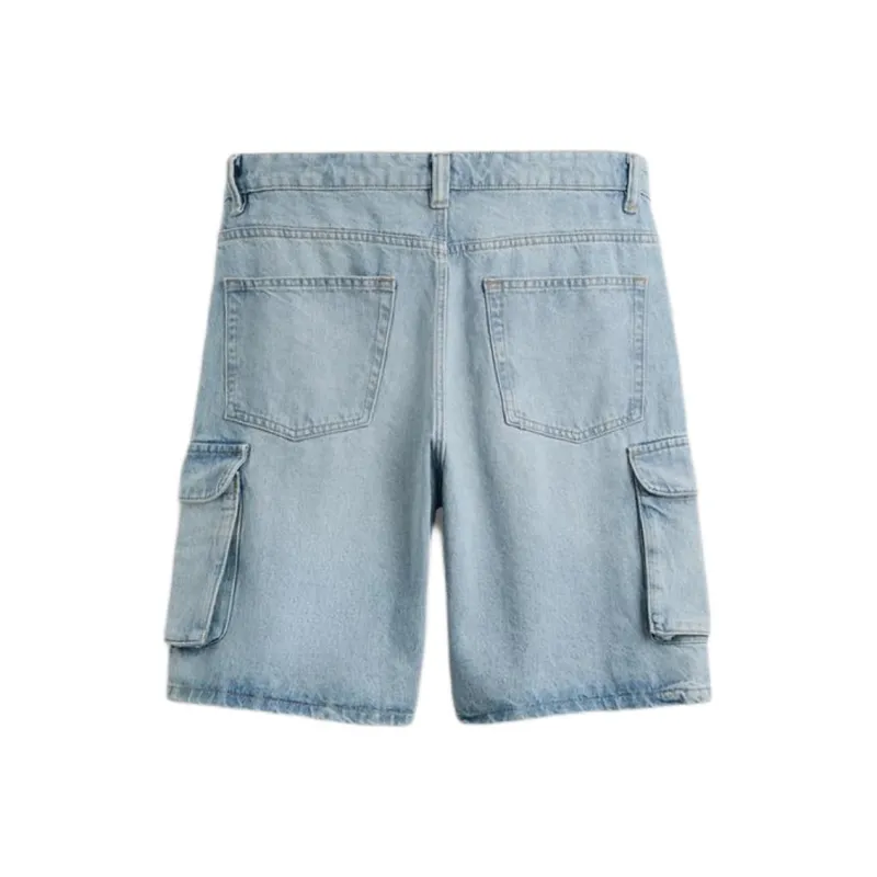 ZARA Denim Shorts Men's Light Blue-1