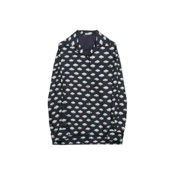 LOEWE SS25 Women's Pre Selection Collection Shirt Women's Marine Blue