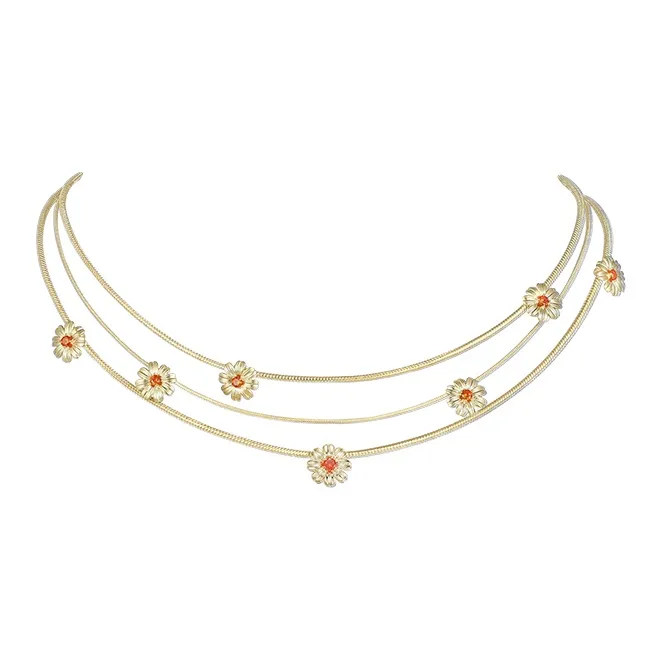 Narcii Zircon Necklaces Women's-0
