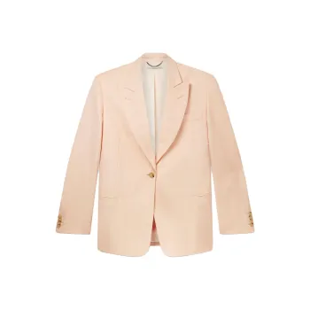 Stella McCartney Peak-Lapels Single-Breasted Tailored Blazer
