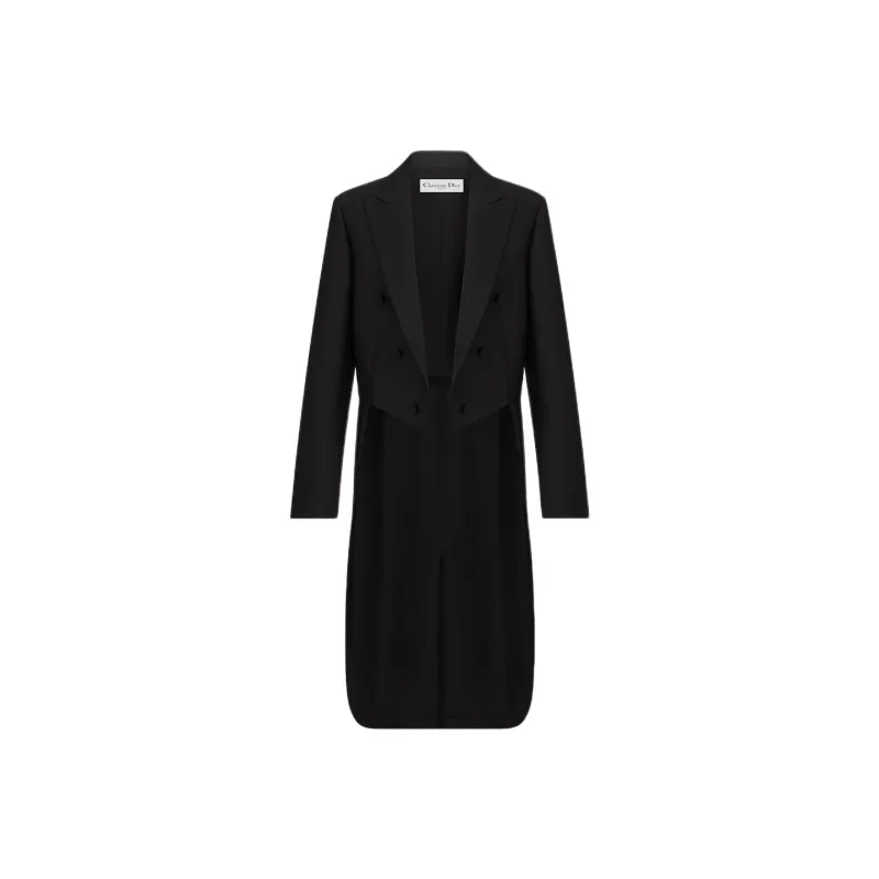 DIOR Tailcoat Jacket Jackets Coats Women's Black-0