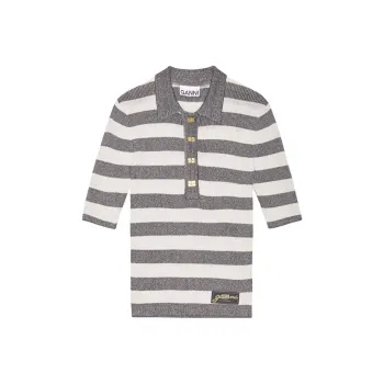 GANNI Striped Top