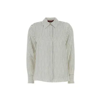 MaxMara Studio Lama Striped Long Sleeved Shirt