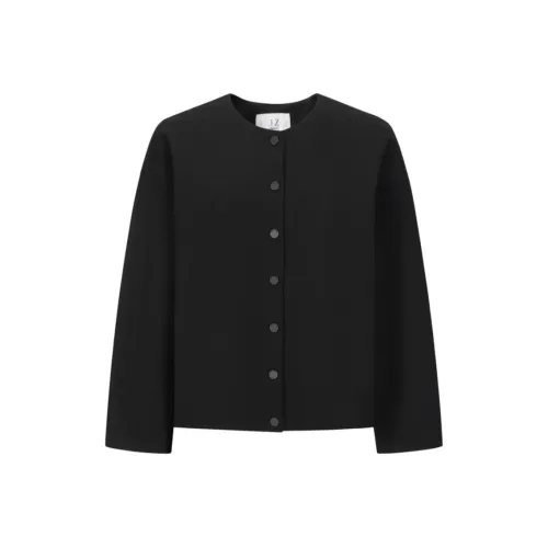 JZ. ANNAKRO Jackets & Coats Women's Plain Black