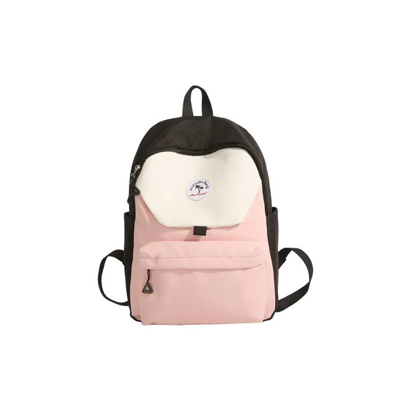 GEERDUN Nylon Fabric Backpack Women's Green, Blue, Navy Blue, Pink-14