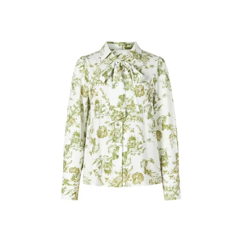 JZ. ANNAKRO Shirt Women's Floral Light Green-0
