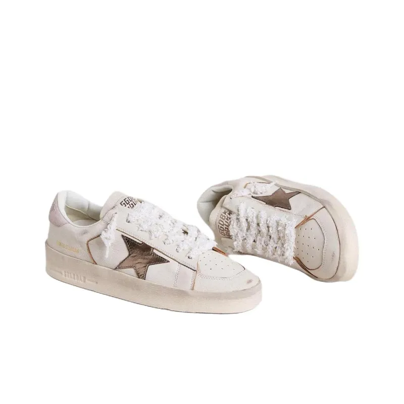 Golden Goose Stardan Low Top Skateboard Shoes Women's Pink-2
