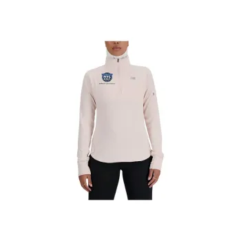New Balance United Airlines Nyc Half Nb Heat Grid Half Zip Sweatshirt Women's Pink