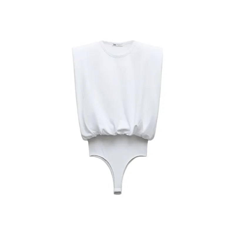 ZARA Bodysuits Women's White-0
