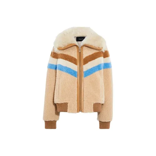 COACH Jackets Women's Beige