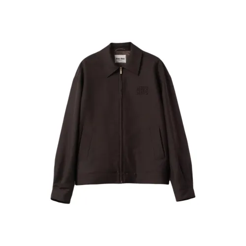 MIU MIU stepping & Coats Women's Ebony