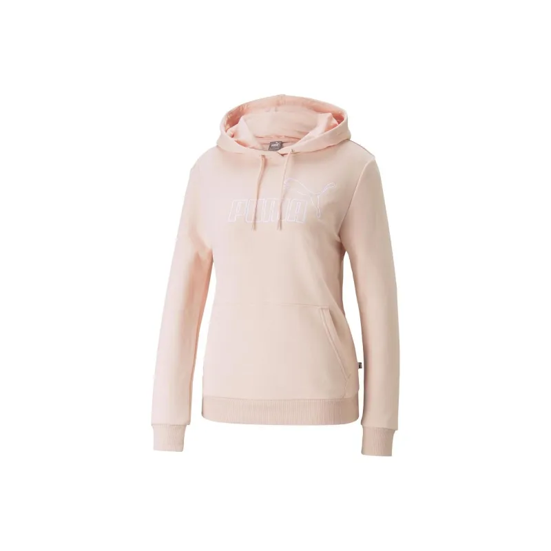 PUMA ESS ELEVATED HOODIE Sweatshirt Women's Pink-0