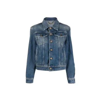 Golden Goose Button Detailed Denim Jacket