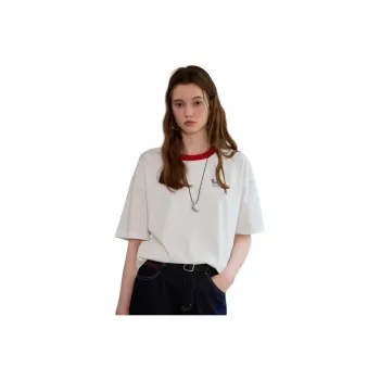  CHOCOOLATE Drop Shoulder Sleeve T Shirt Women's White