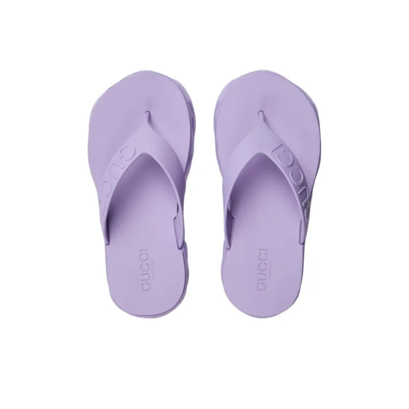 GUCCI Thong Platform Sandal Lilac Women's-3