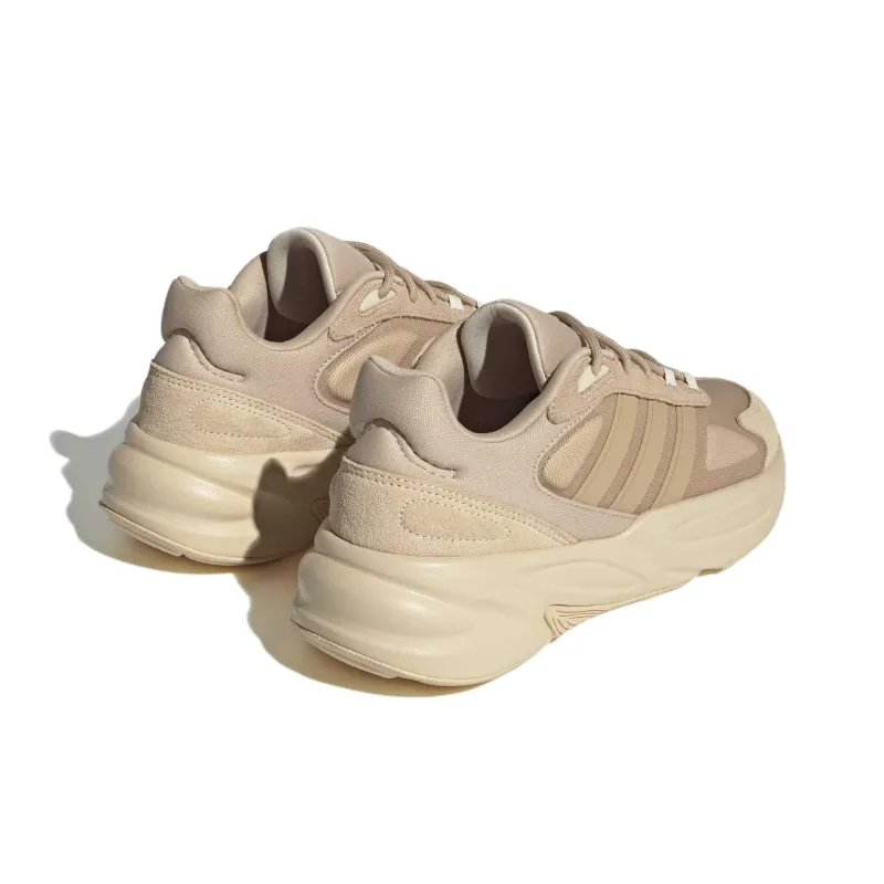 Adidas OZELLE CLOUDFOAM Anti Slip Wear Resistant Low Top Running Shoes Women's Beige-2