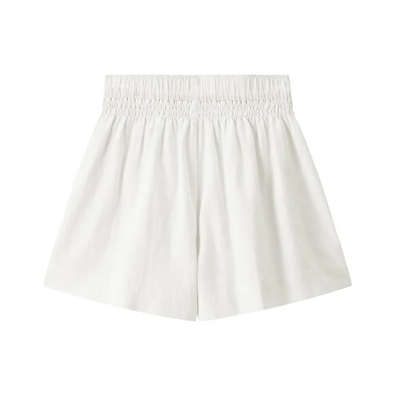LEDIN Casual Shorts Women's Bright White In Stock-1