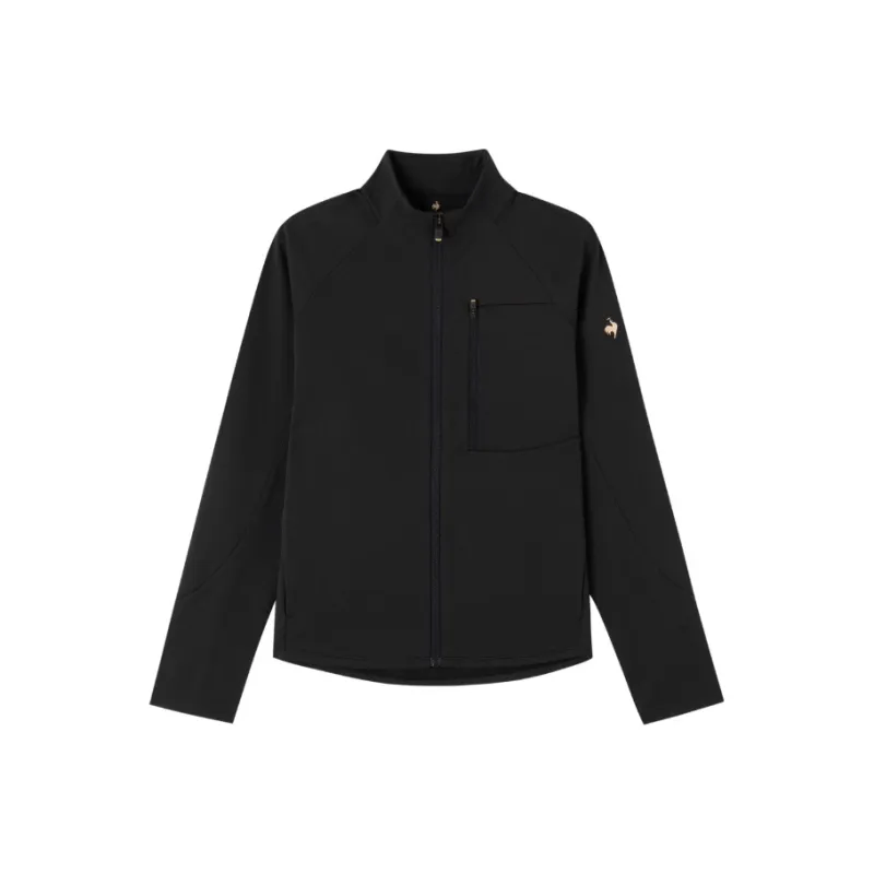 Le Coq Sportif Jackets Coats Women's Dazzling Black-0