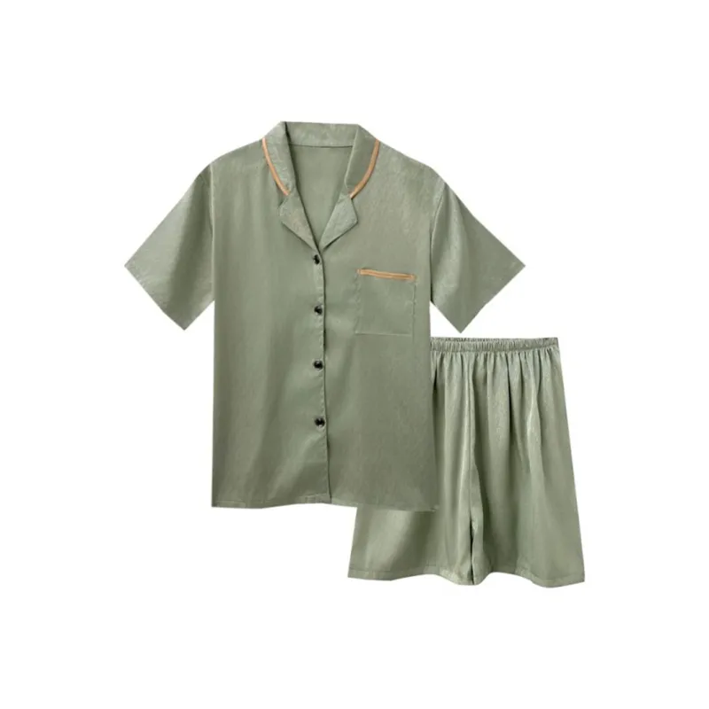 Qiao Ni Tong Pajama Set Women's Light Pink-22