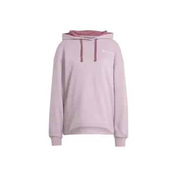 Adidas Terrex Logo Hoodie Sweatshirt Women's Purple