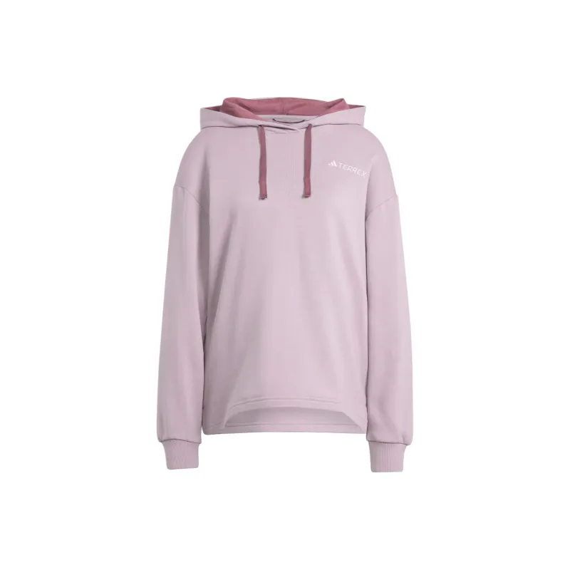 Adidas Terrex Logo Hoodie Sweatshirt Women's Purple-0