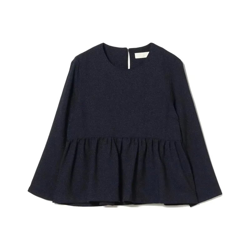 Beams Shirt Women's Marine Blue-0