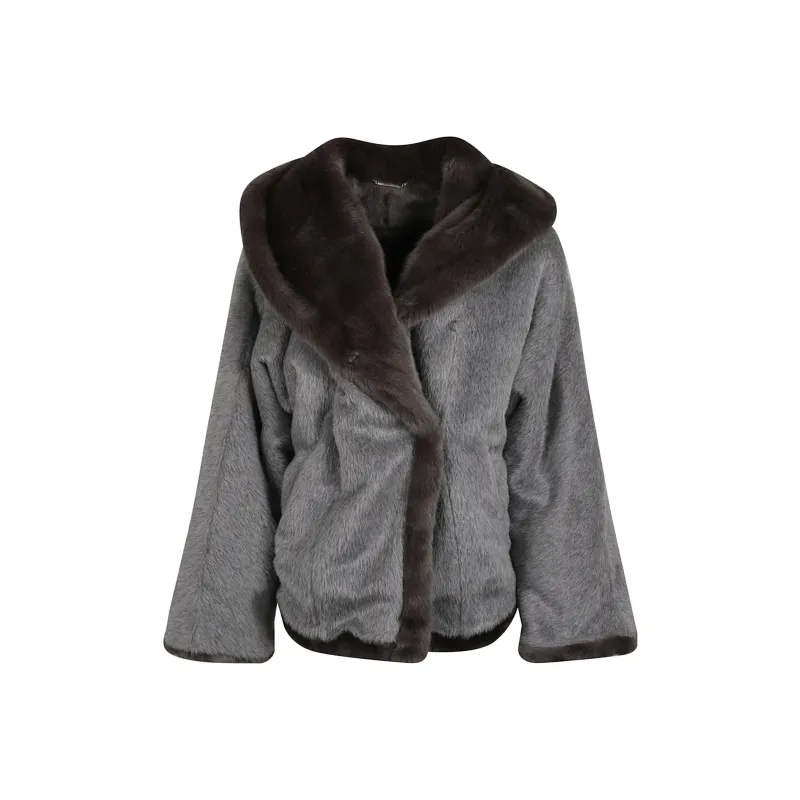 ALBERTA FERRETTI Brushed Cape-0