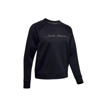 Under Armour Recovery Script Sweatshirt Women's Black