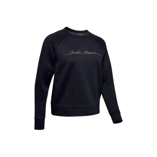 Under Armour Recovery Script Sweatshirt Women's Black
