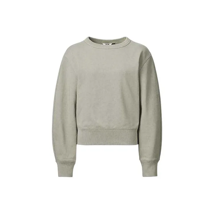 UNIQLO SS24 Sweatshirt Women's Emerald Green-0