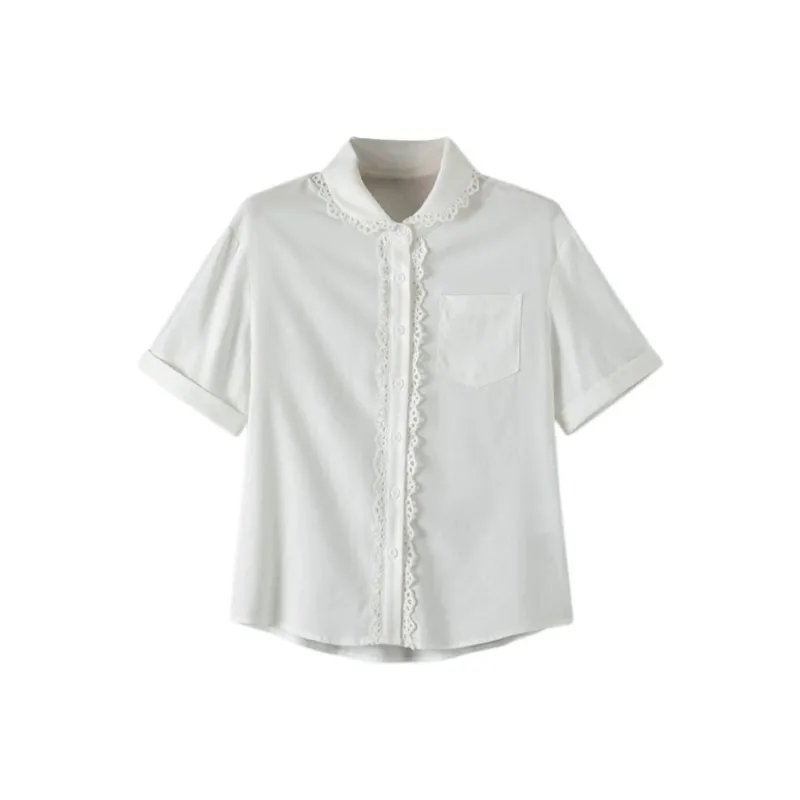 Late White Shirts Women's White-0